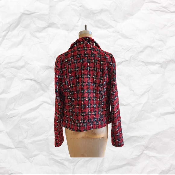 Alicia + Megan Tweed Moto Jacket - Picture 5 of 6